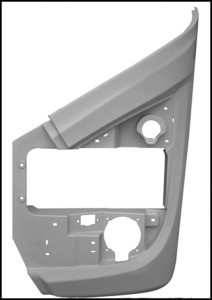 Zderzak przedni lewy Crossway E6 5801612990
