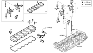 Zestaw dźwigienek zaworowych Crossway Tector